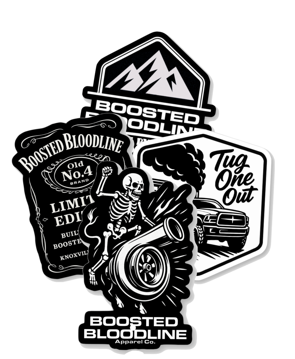 Die Cut Sticker 4 Pack